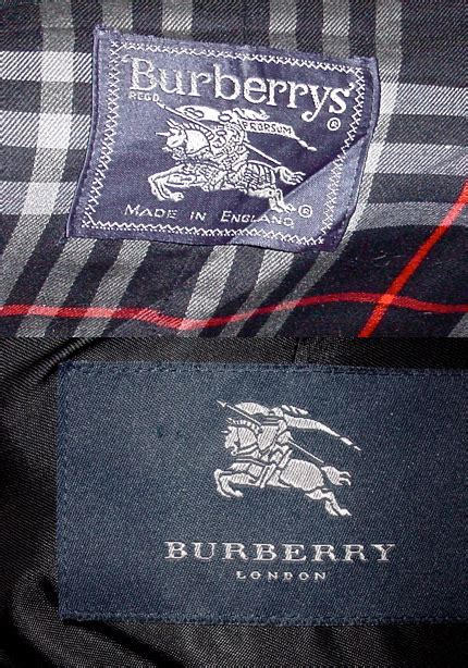 china label burberry|Burberry labels vintage.